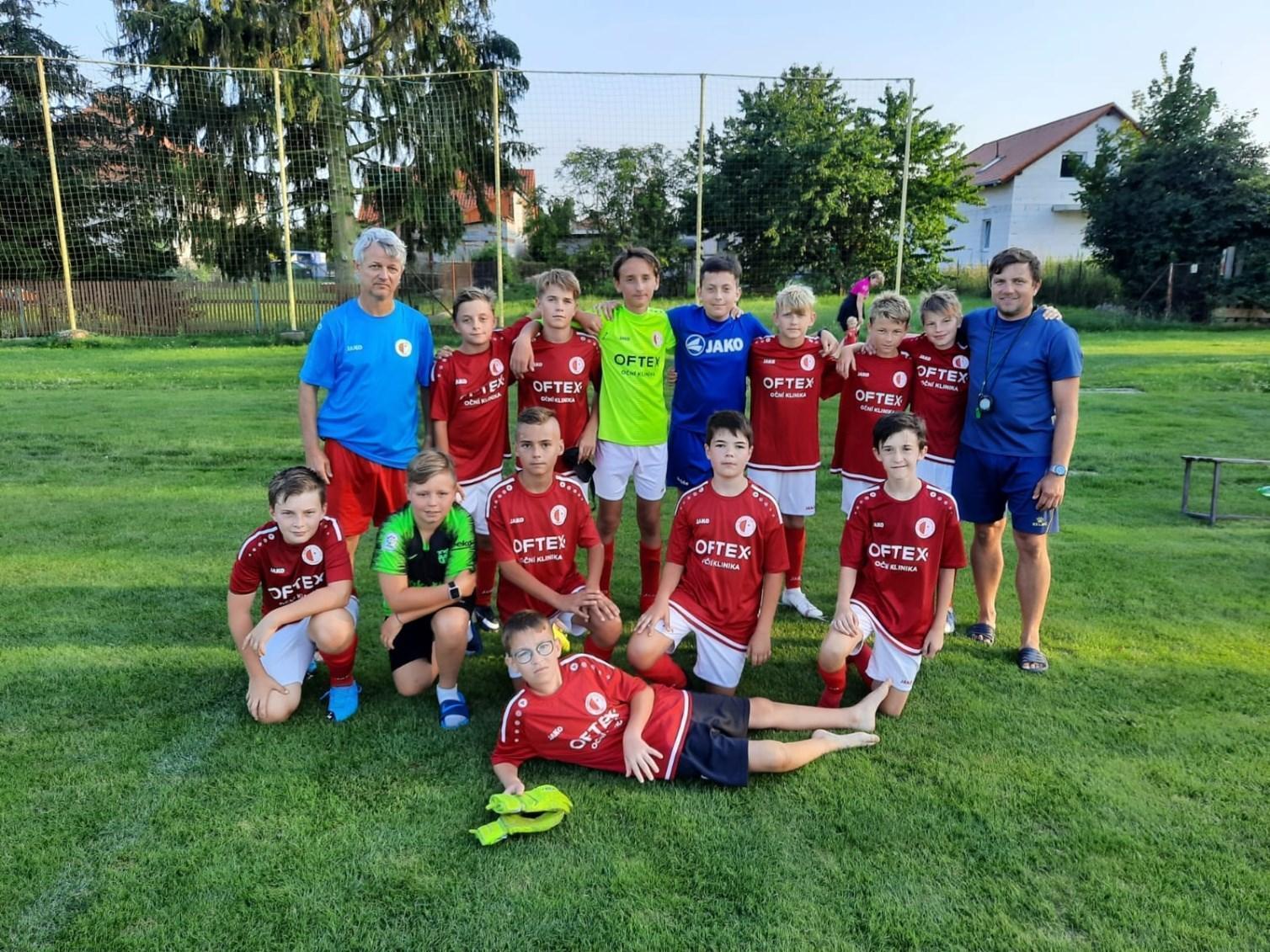 TÝMY MLADŠÍCH ŽÁKŮ U12 A U13 NA SOUSTŘEDĚNÍ