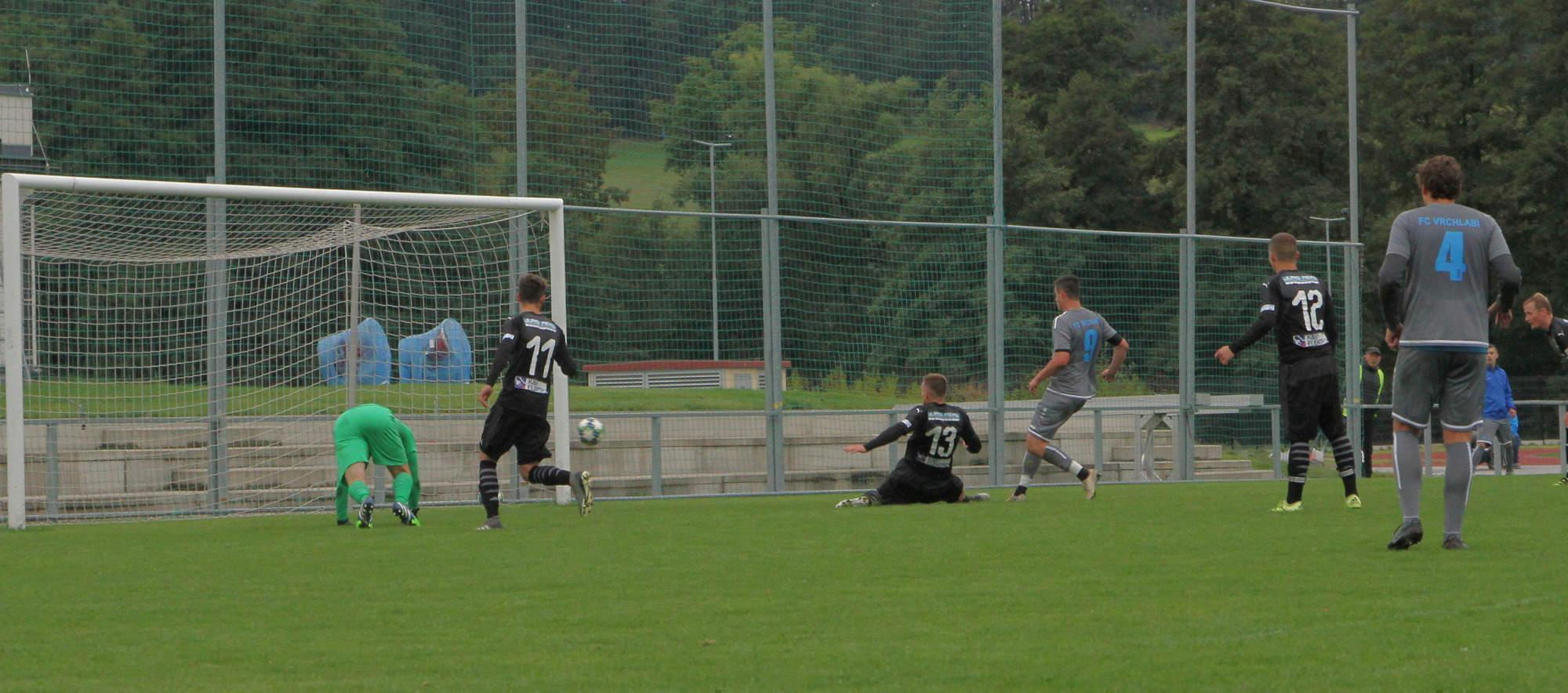 Slavia zvládla těžký terén lépe než domácí, z Vrchlabí si odváží 3 body
