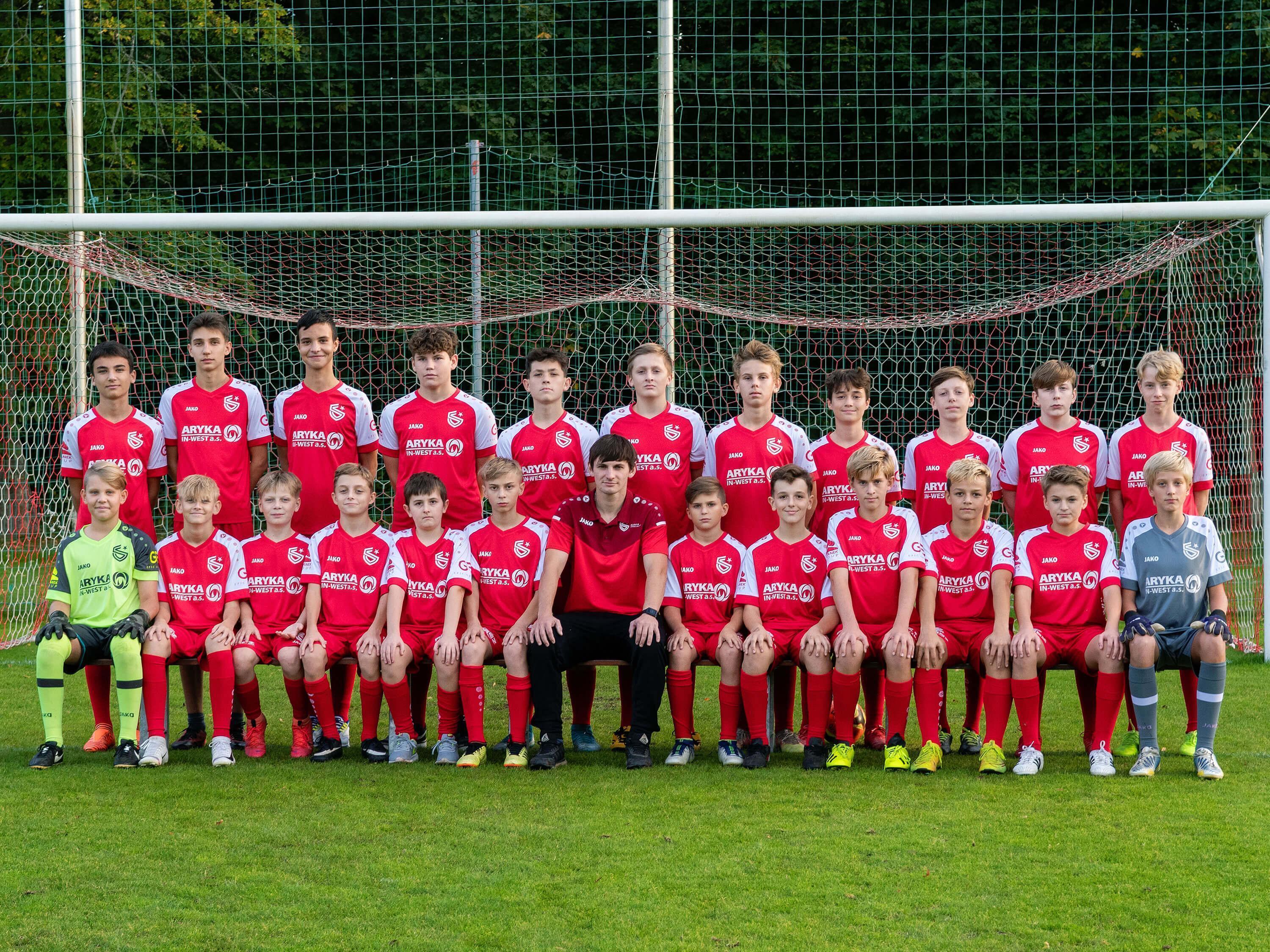 Sestava týmu U14 FC Slavia Hradec Králové