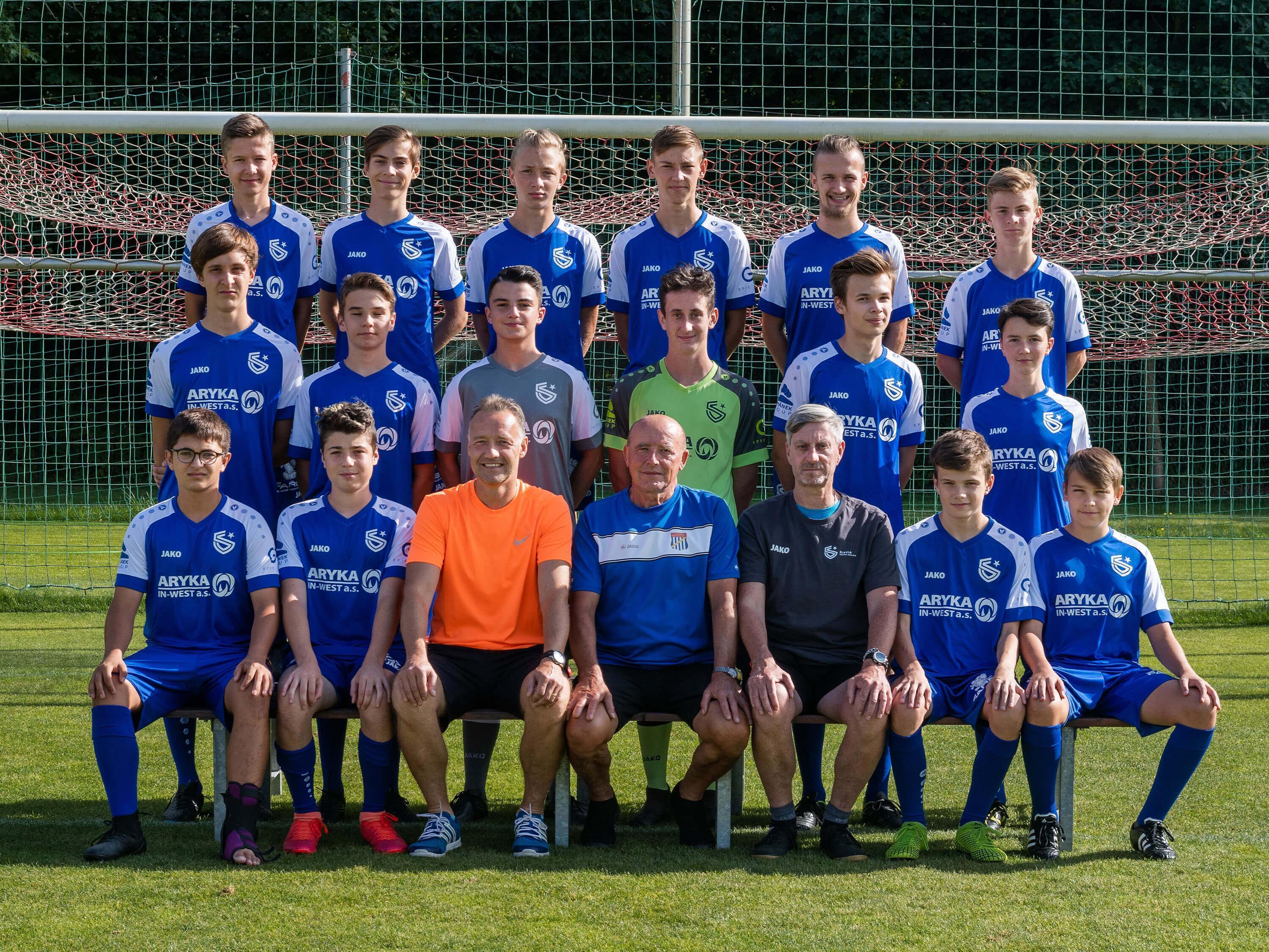 Sestava týmu U16 FC Slavia Hradec Králové